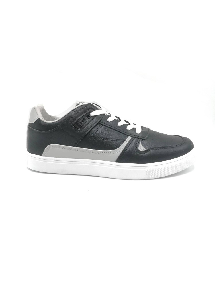 Striped Sneakers - Black