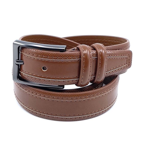 Real Leather Belt - Camel