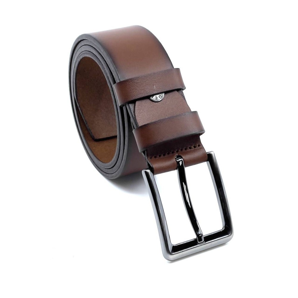 Real Leather Belt - Camel