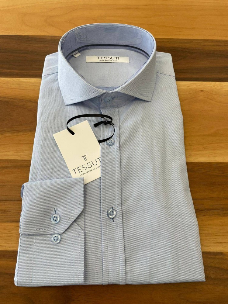 Solid Colour Shirt - Sky Blue