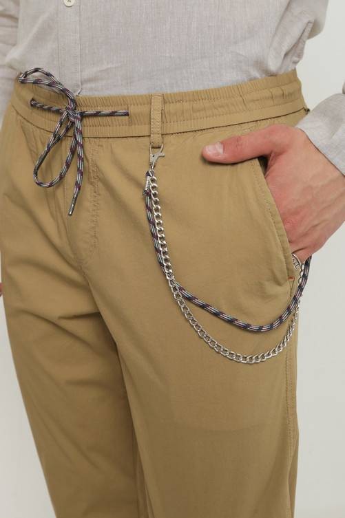 Smart Casual Trousers - Beige