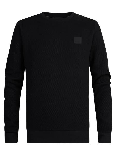 Petrol Ribbed Sweater Virginia - Black