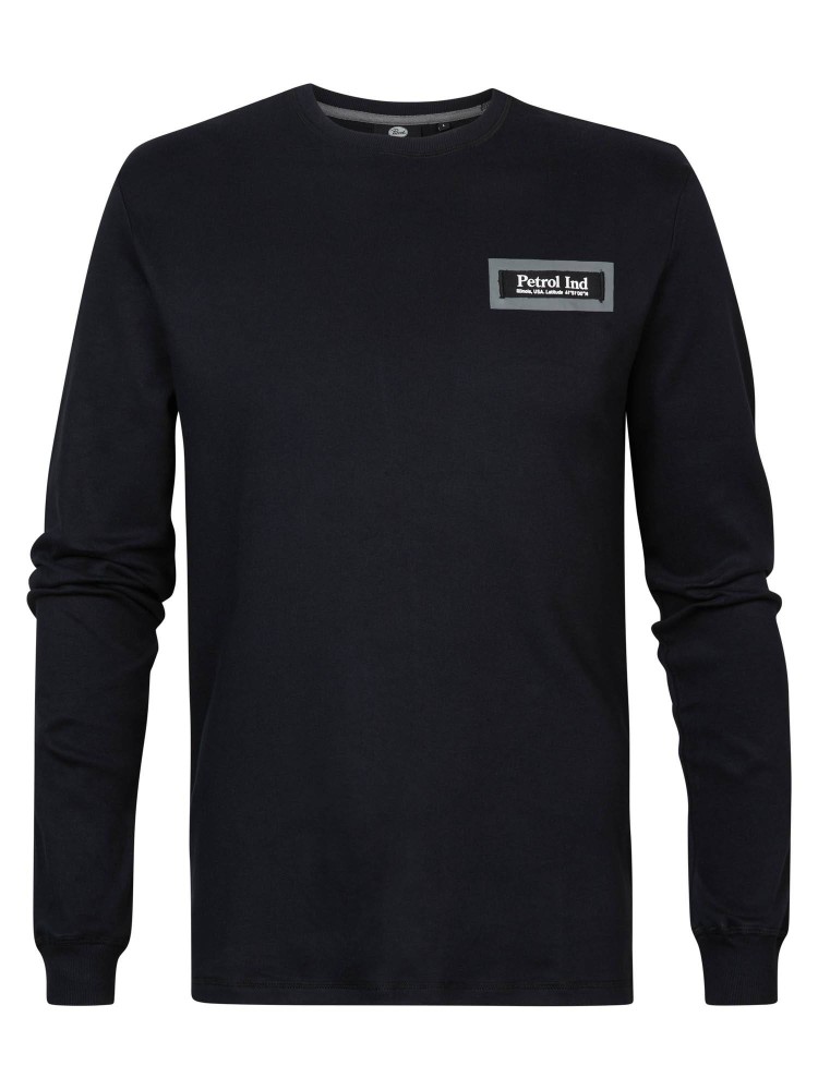 Petrol Solid-colored T-shirt - Black