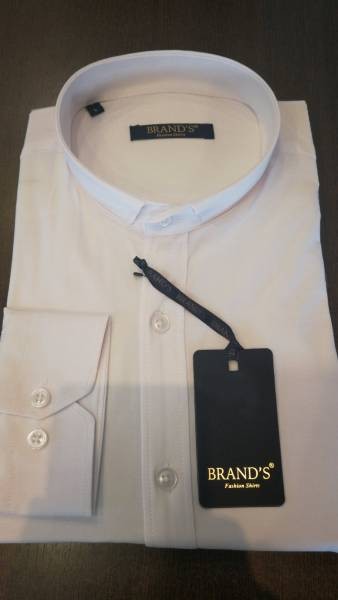 Mao Collar Shirt - White