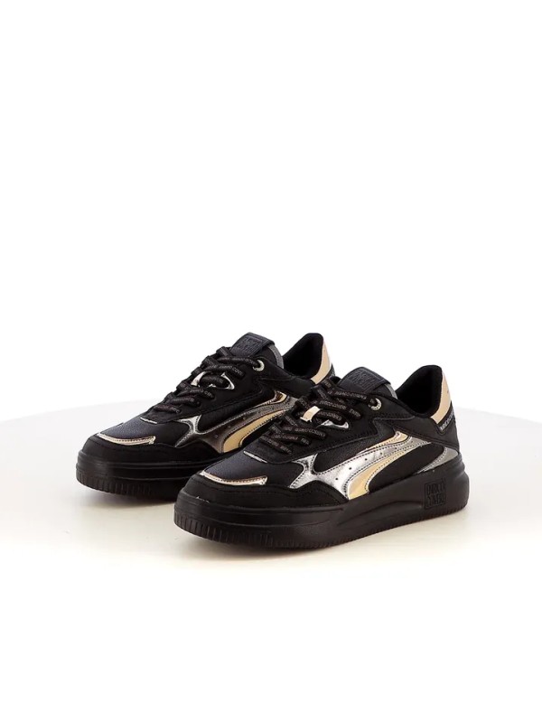 Enrico Coveri Sneakers CAMILLA NBK LHT METALLIC - Black