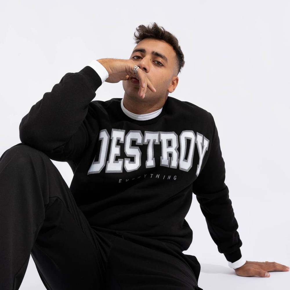 Destroy Oversized Sweatshirt Allan- Black