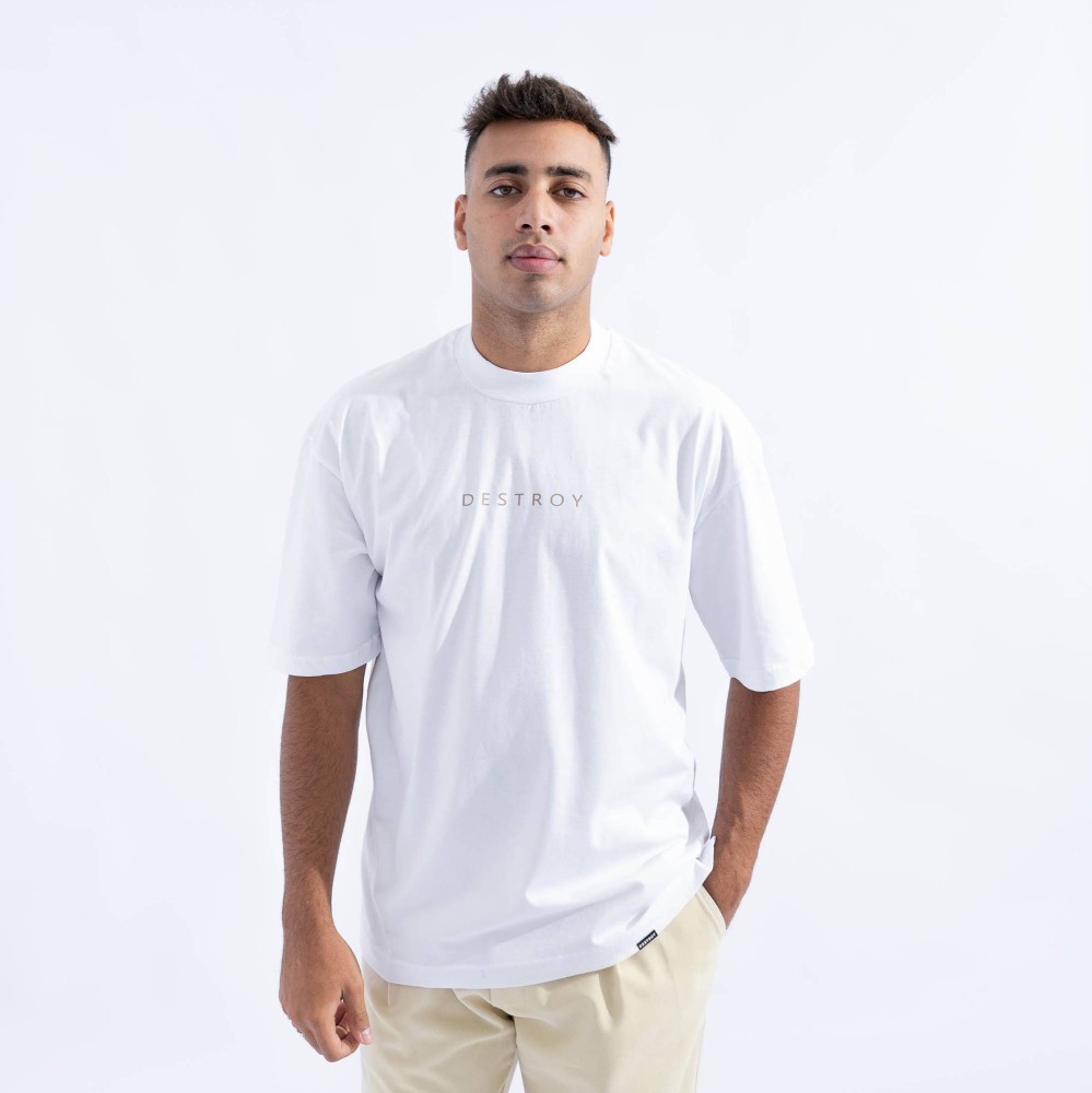 Destroy Oversized T-shirt Bruce - White