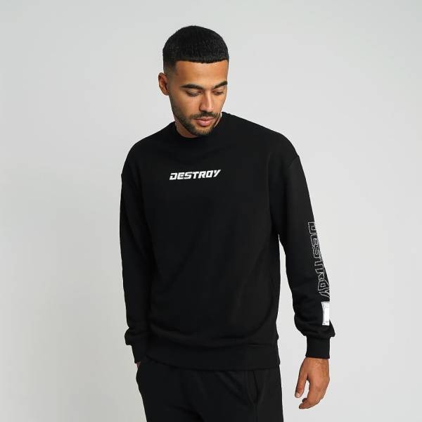 Destroy Oversized Sweatshirt Jaxon - Black