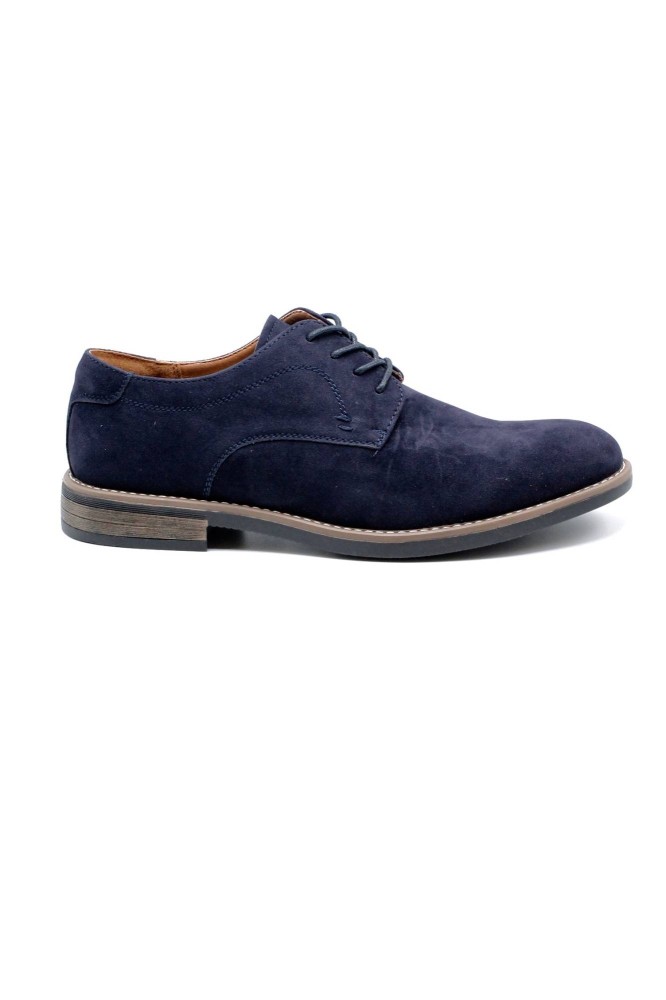 Suede Derby Shoes - Blue