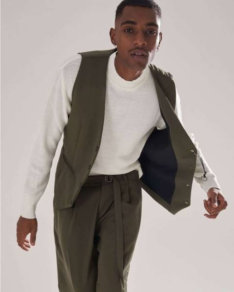 Elegant Trousers - Khaki