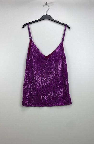 Sequin Tank Top - Lilac