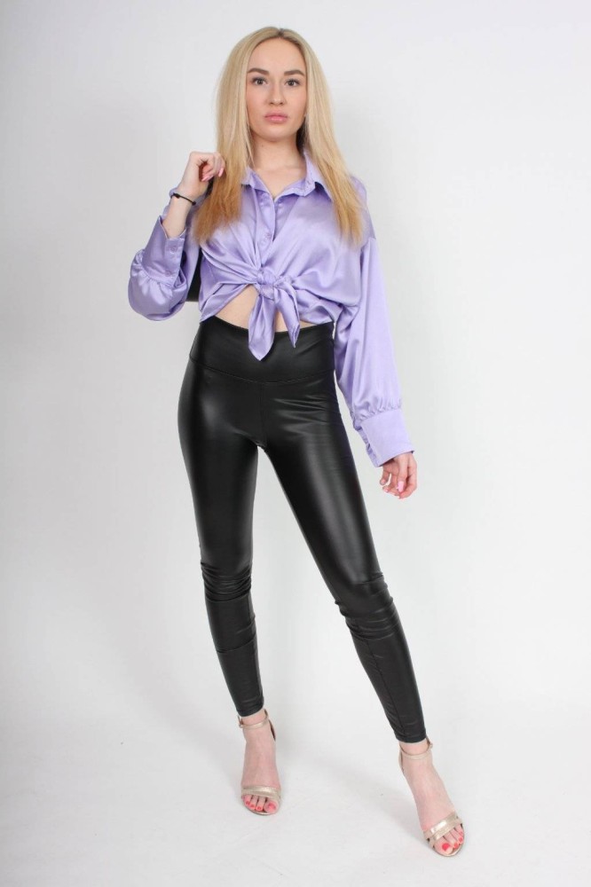 Satin Shirt - Lilac