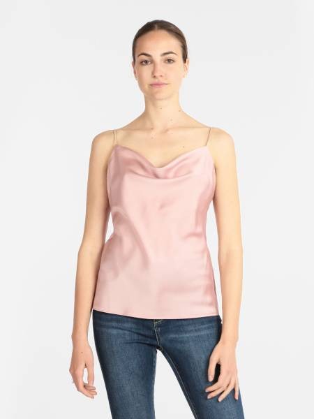 Cowl Neck Blouse - Pink