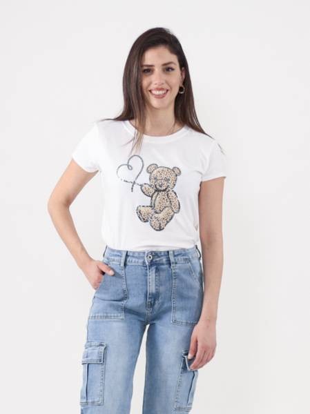 Teddy Bear T-shirt - White