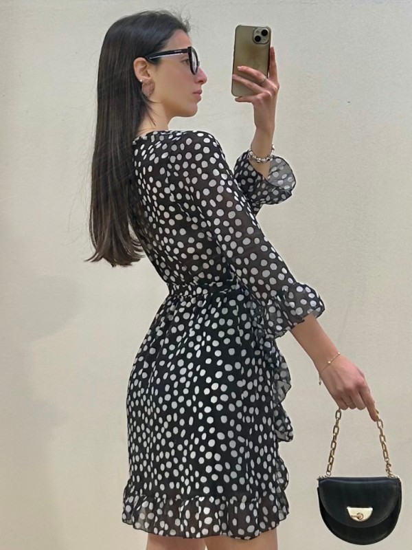 Printed Dress - Polka Dot