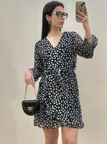 Printed Dress - Polka Dot