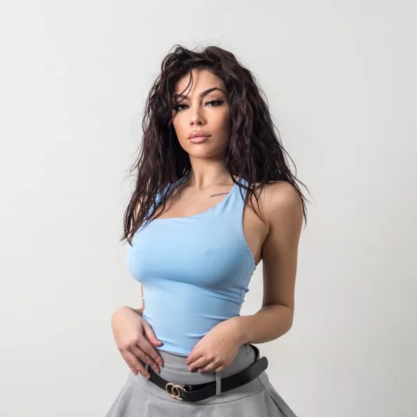 Cropped Top - Sky Blue