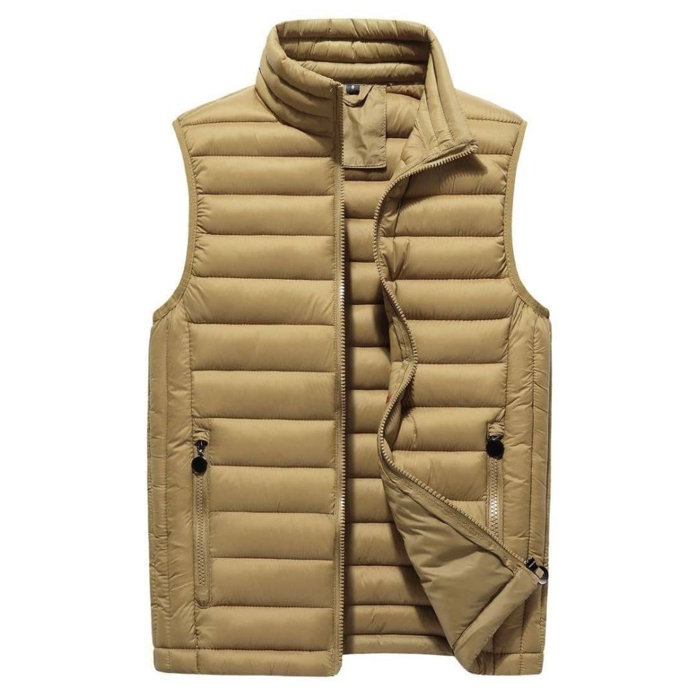 Light Vest Jacket - Khaki