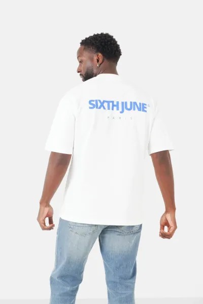 Sixth June Central Logo T-shirt - White
