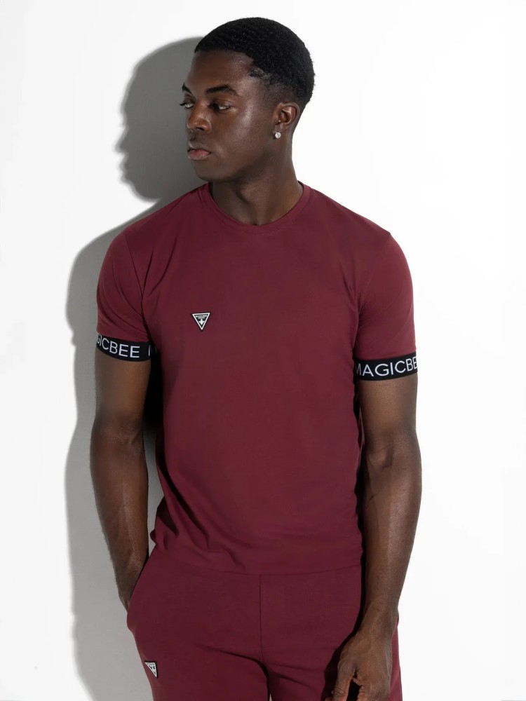 MagicBee Elastic Tee - Bordeaux