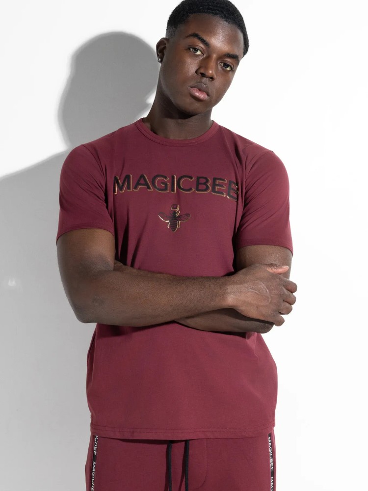 MagicBee Foil Logo - Bordeaux