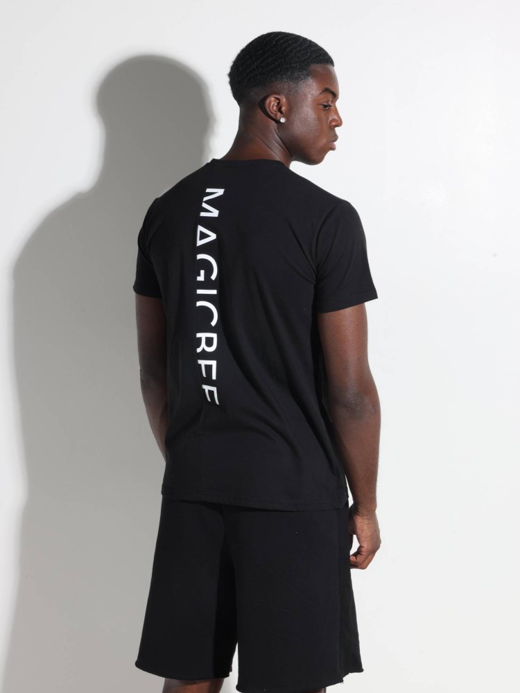 MagicBee Back Cutted Logo Tee - Black