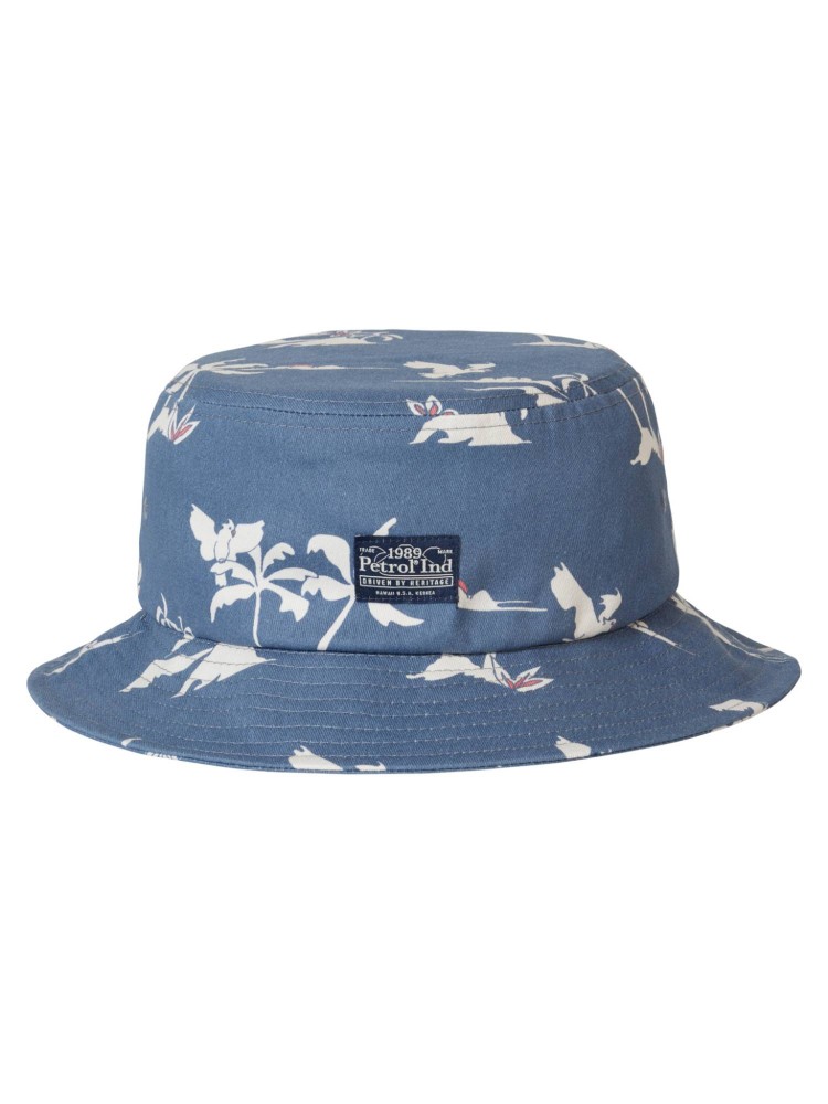 Petrol Tropical Bucket Hat Saltair - Blue