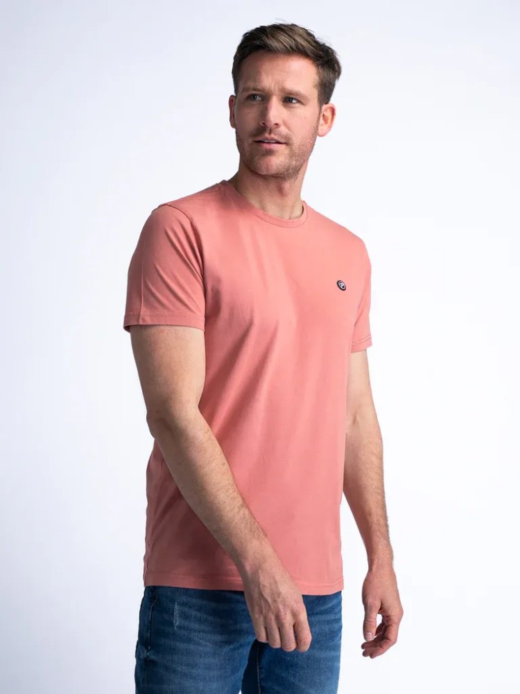Petrol Logo T-shirt Seashine - Pink