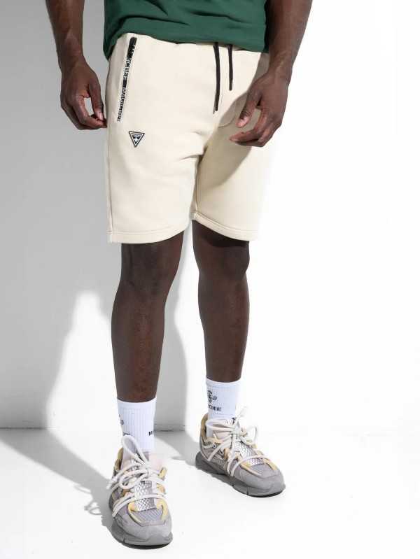 MagicBee Zip Pocket Shorts - Beige