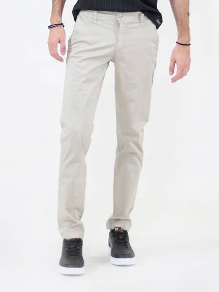 Slim Fit Chino Trousers - Sabbia