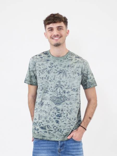 Printed T-shirt - Green