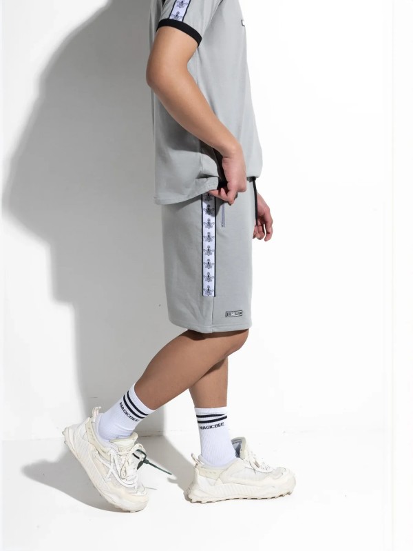 MagicBee Tape Logo Shorts - Grey