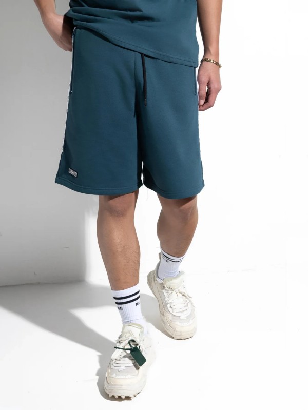 MagicBee Tape Logo Shorts - Petrol