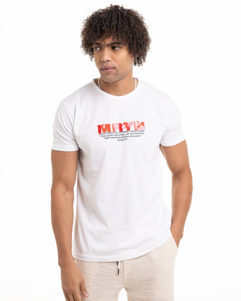 Martini Authentic Stamp T-shirt - White