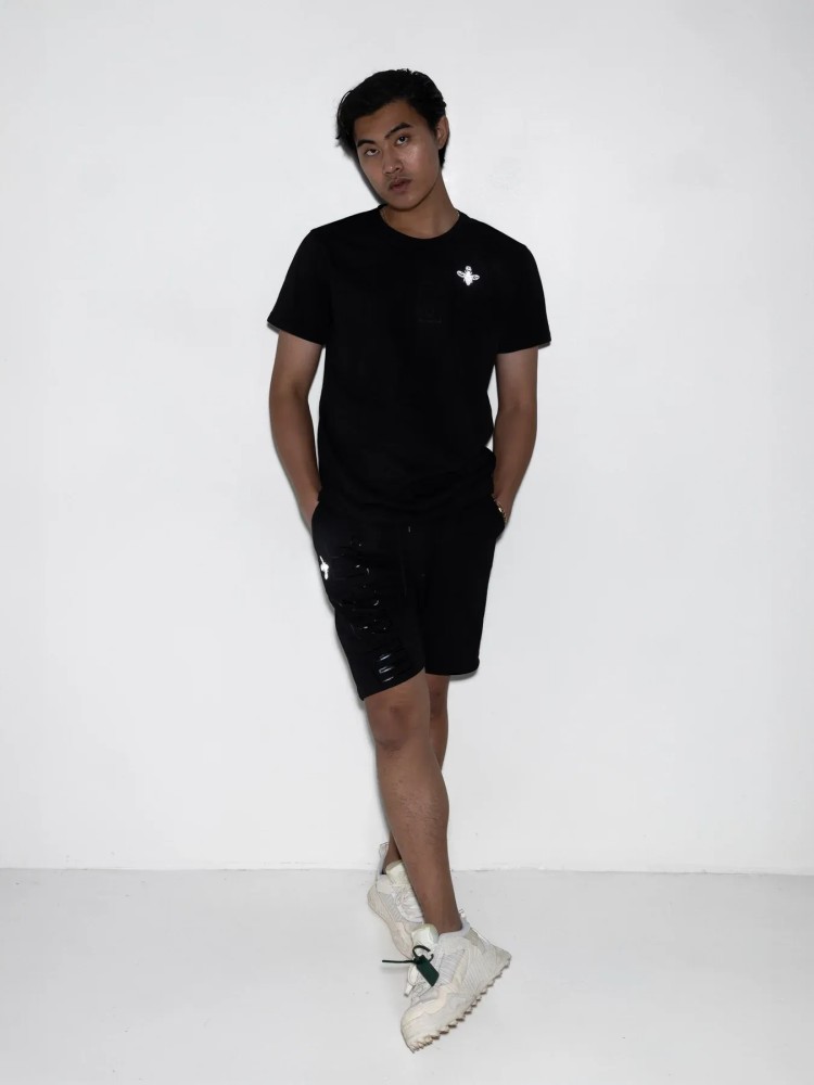 MagicBee Reflective Logo Tee - Black