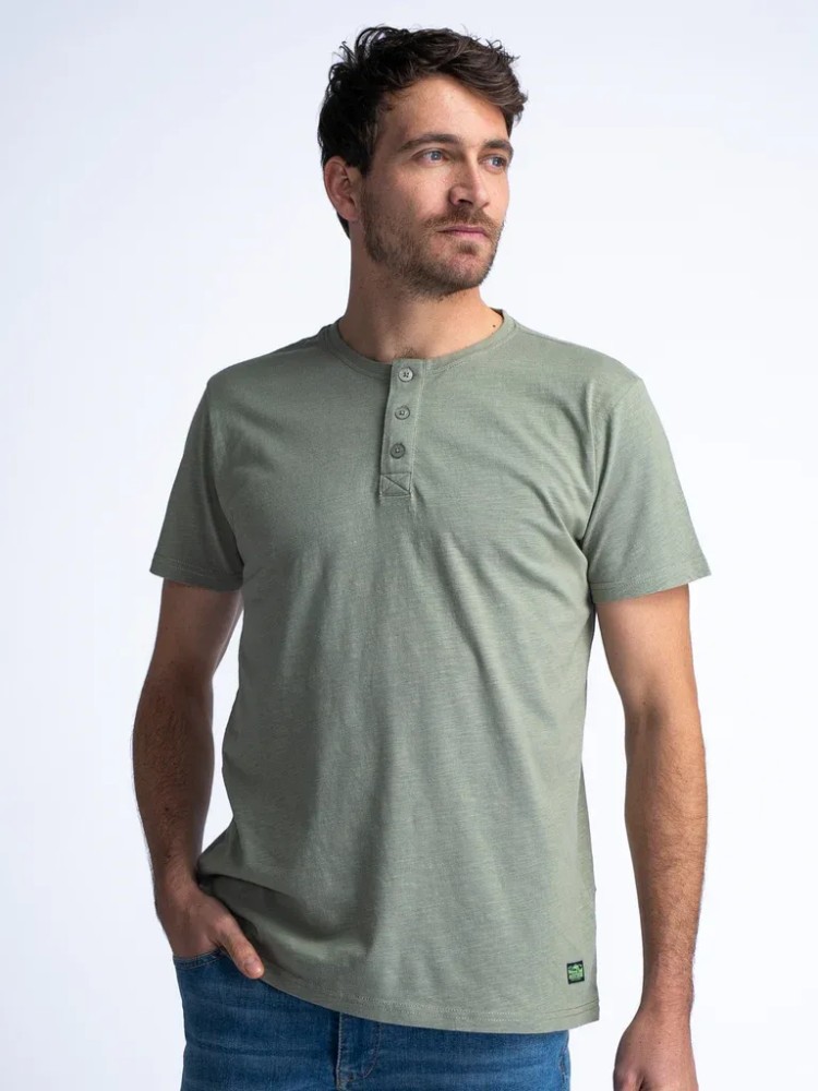 Petrol Plain T-shirt Reef - Khaki