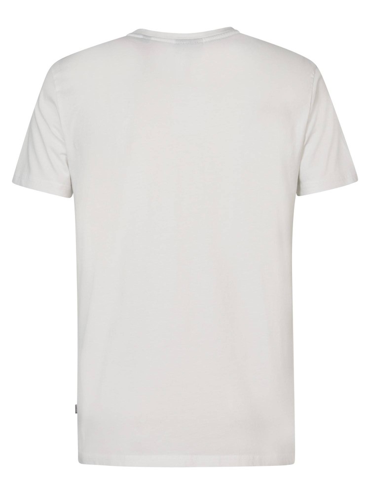 Petrol Classic Print T-shirt - White