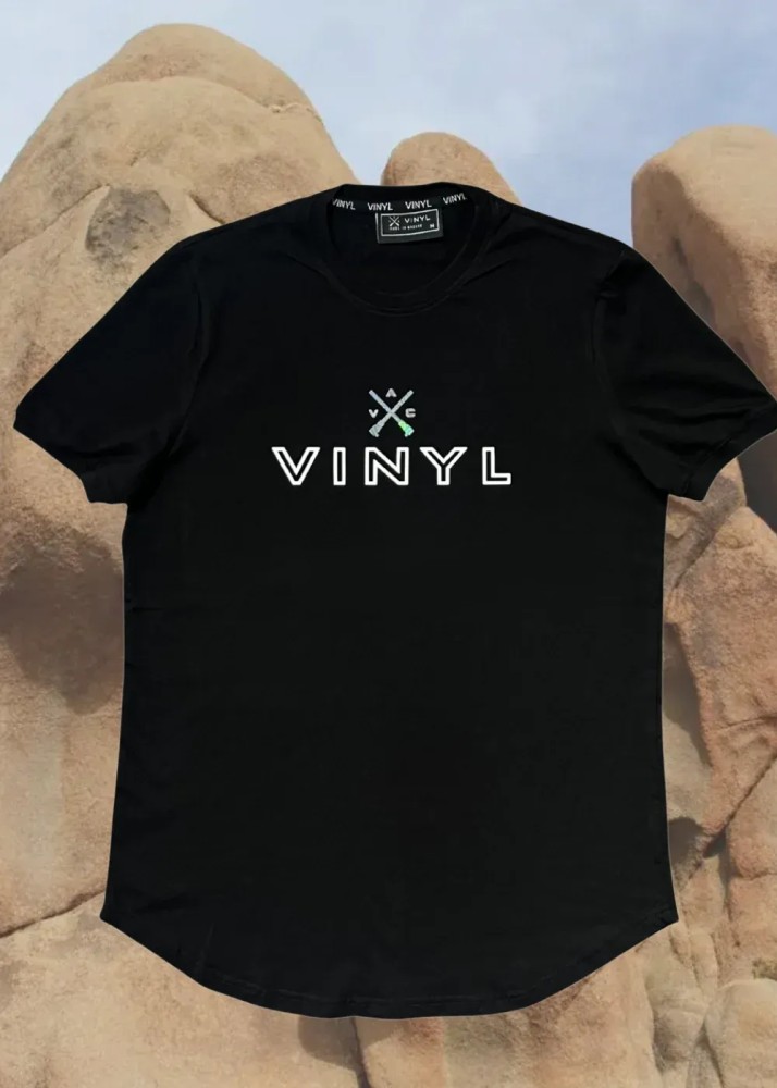 Vinyl Elevated Logo T-shirt - Black