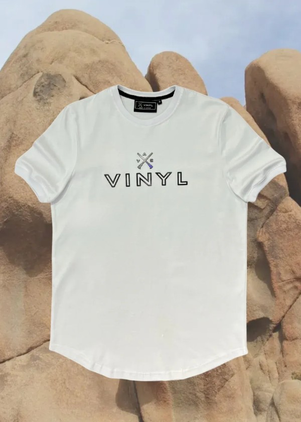 Vinyl Elevated Logo T-shirt - White