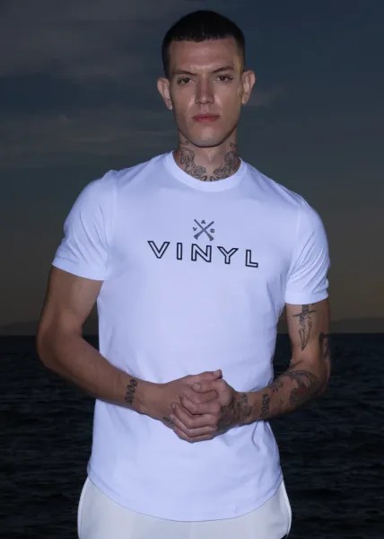 Vinyl Elevated Logo T-shirt - White
