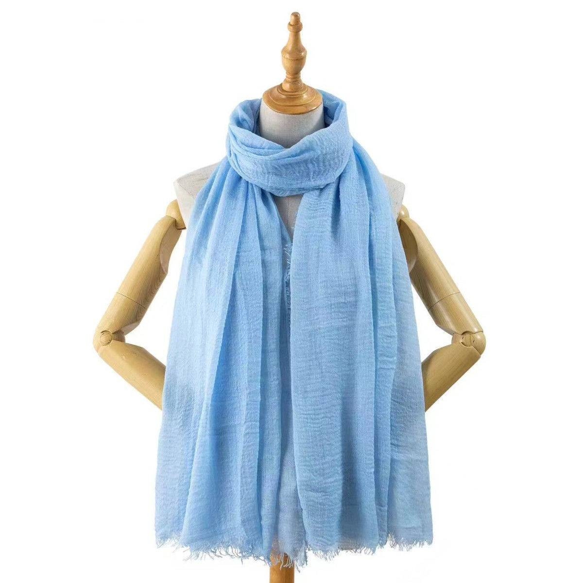 Plain Scarf - Sky Blue