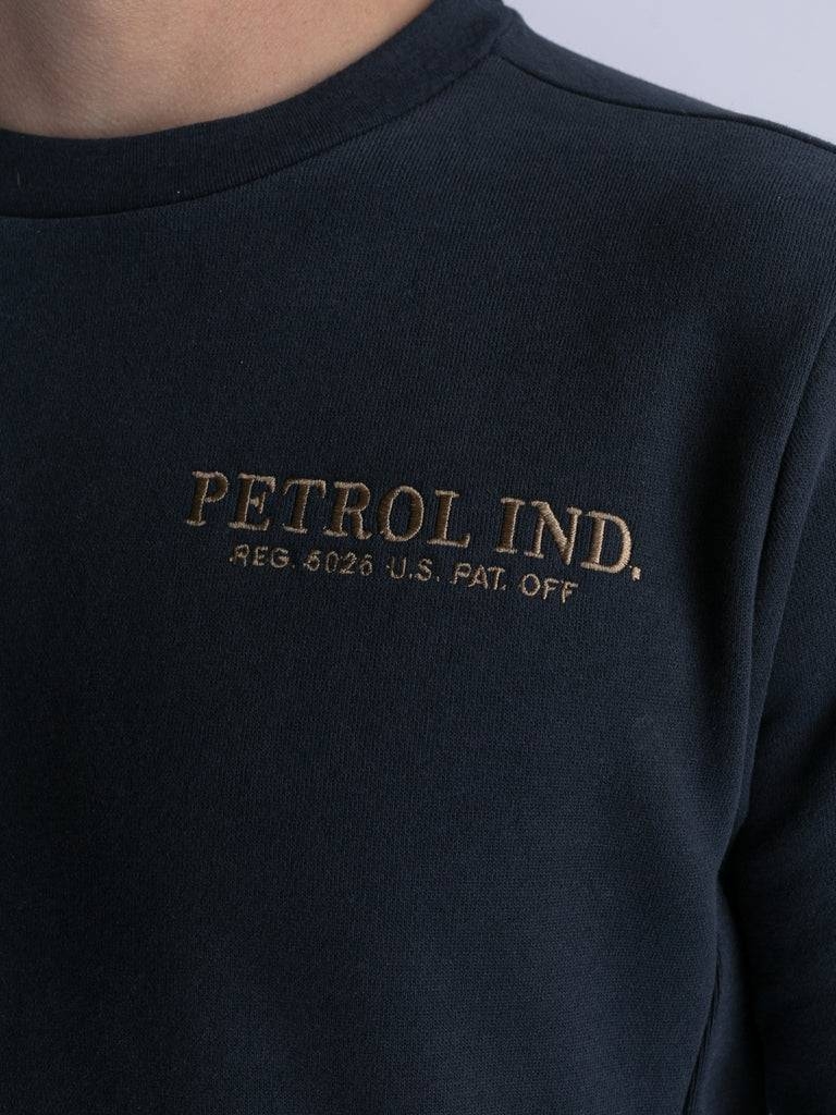Petrol Logo Sweater Hutchinson - Blue