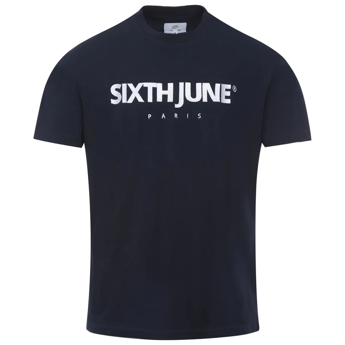 Sixth June T-shirt Logo Paris Embroidery - Blue
