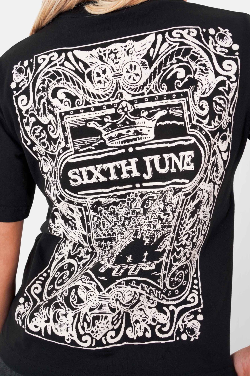 Sixth June Azulejos T-shirt - Black