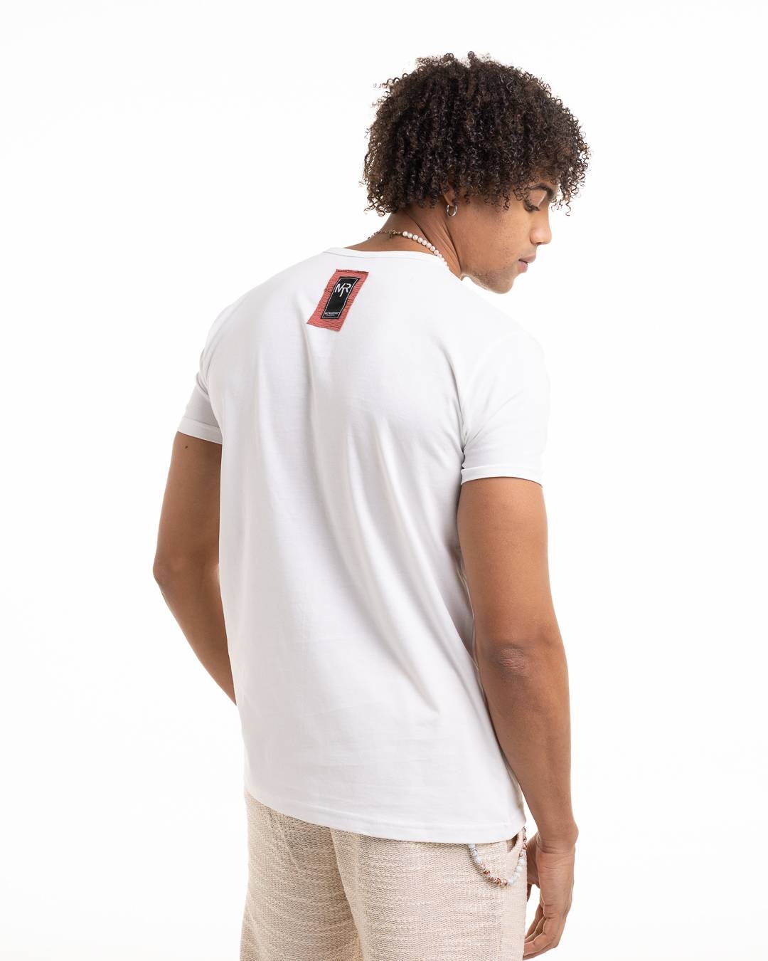 Martini 'Jeans' Embroidery T-shirt - White