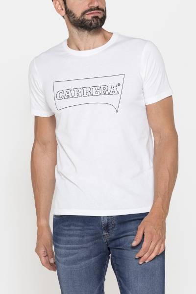 Carrera Logo T-shirt - White