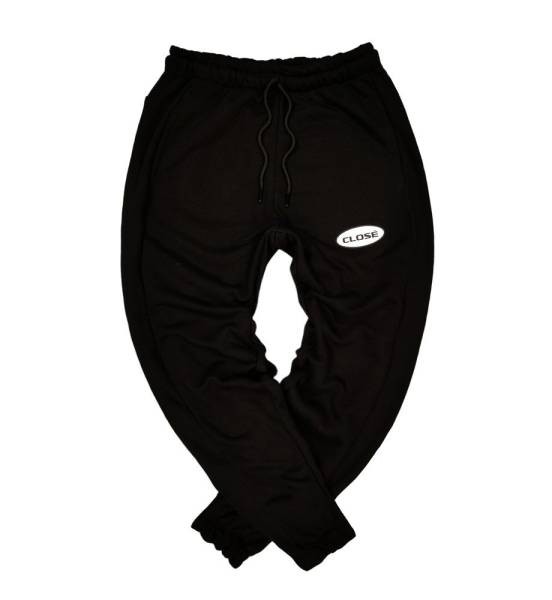 Close Society Oval Logo Sweatpants - Black