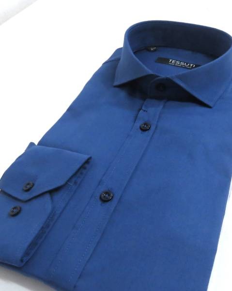 Solid Colour Shirt - Blue