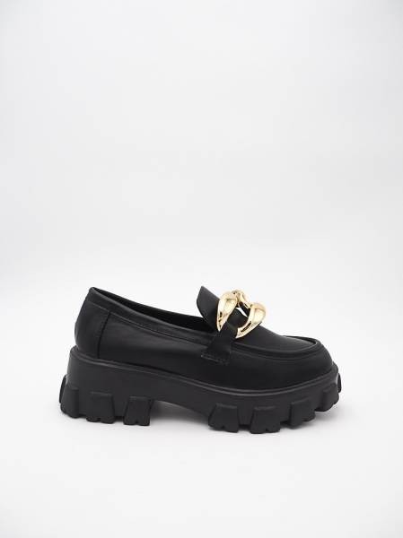 Chain Loafer - Black