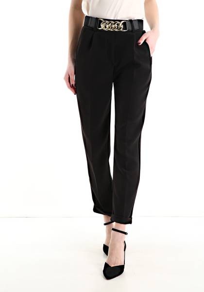 Belted Trousers - Black